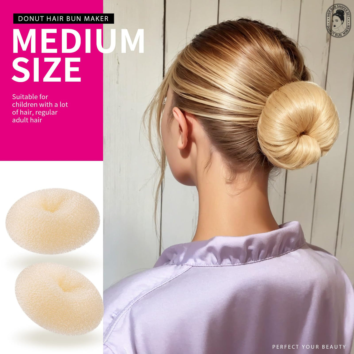 Teenitor close-up of donut texture showing soft material and secure grip benefit