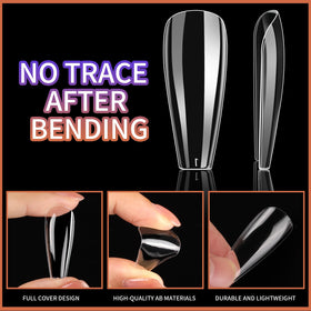 Teenitor nail tools and buffer polisher arranged to illustrate prep and finishing essentials