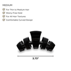Teleties curved profile close-up illustrating comfortable fit against head