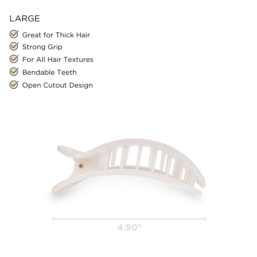 Teleties close-up of bendable teeth highlighting flexible design and long-lasting grip