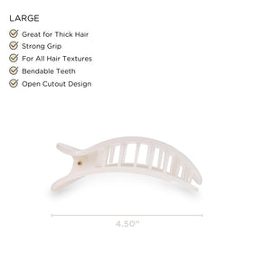 Teleties close-up of bendable teeth highlighting flexible design and long-lasting grip