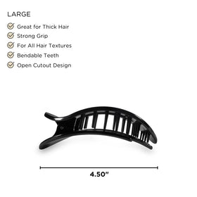 TELETIES close-up of bendable teeth highlighting flexible grip and gentle hold