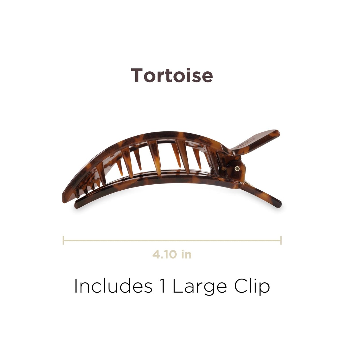 TELETIES clip close-up of bendable teeth highlighting durable flexible grip