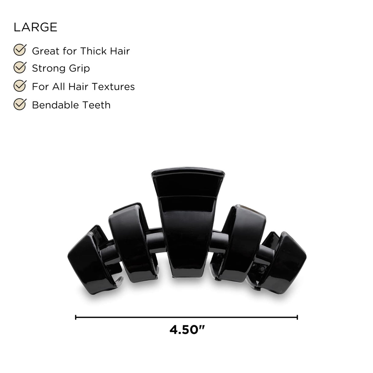 TELETIES curved profile close-up demonstrating comfortable fit along the head