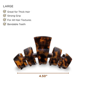 Teleties closeup of bendable teeth revealing flexible design and long-lasting durability