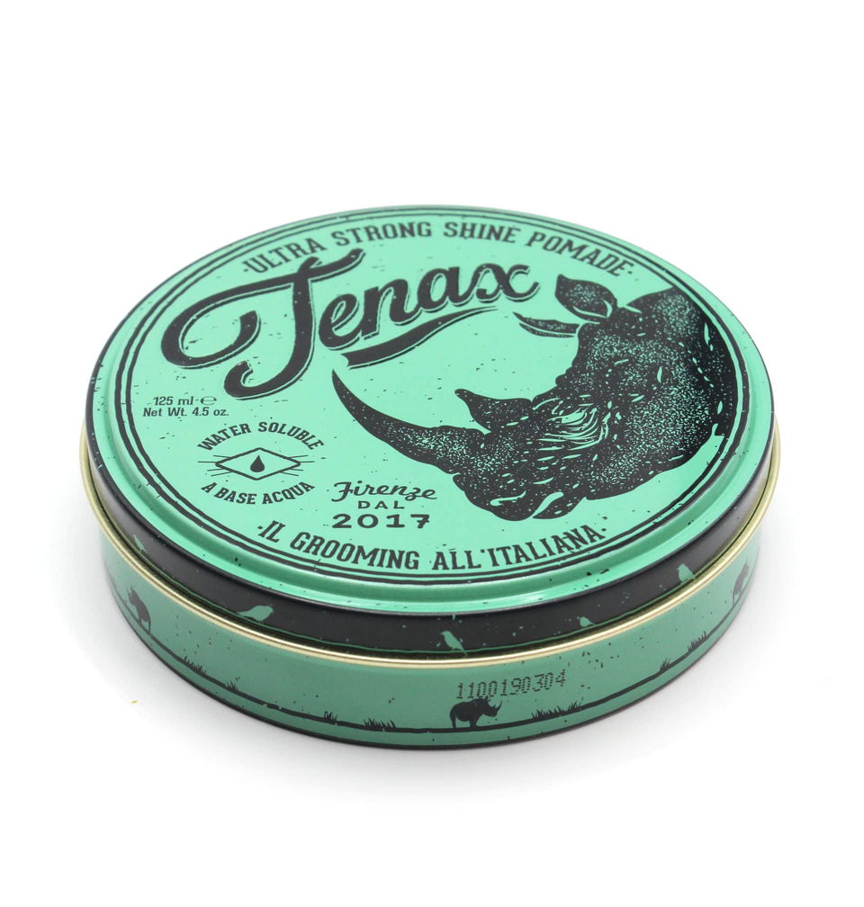 Tenax jar front label showing brand and strong-hold benefit
