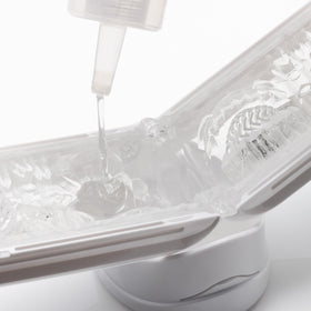 TENGA label and packaging detail highlighting formulation and ingredient benefit