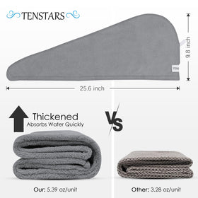 TENSTARS close-up coral velvet texture illustrating plush absorbent microfiber feel