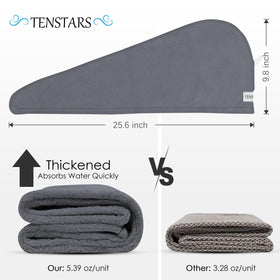 TENSTARS towels stacked on bathroom shelf illustrating organized lifestyle storage