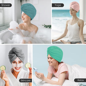 TENSTARS towel wrap by pool showing outdoor use and quick-dry benefit ideal for travel