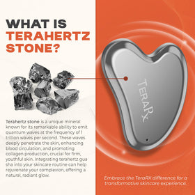 Close-up of TeraRX terahertz stone texture highlighting smooth polish for comfortable glide