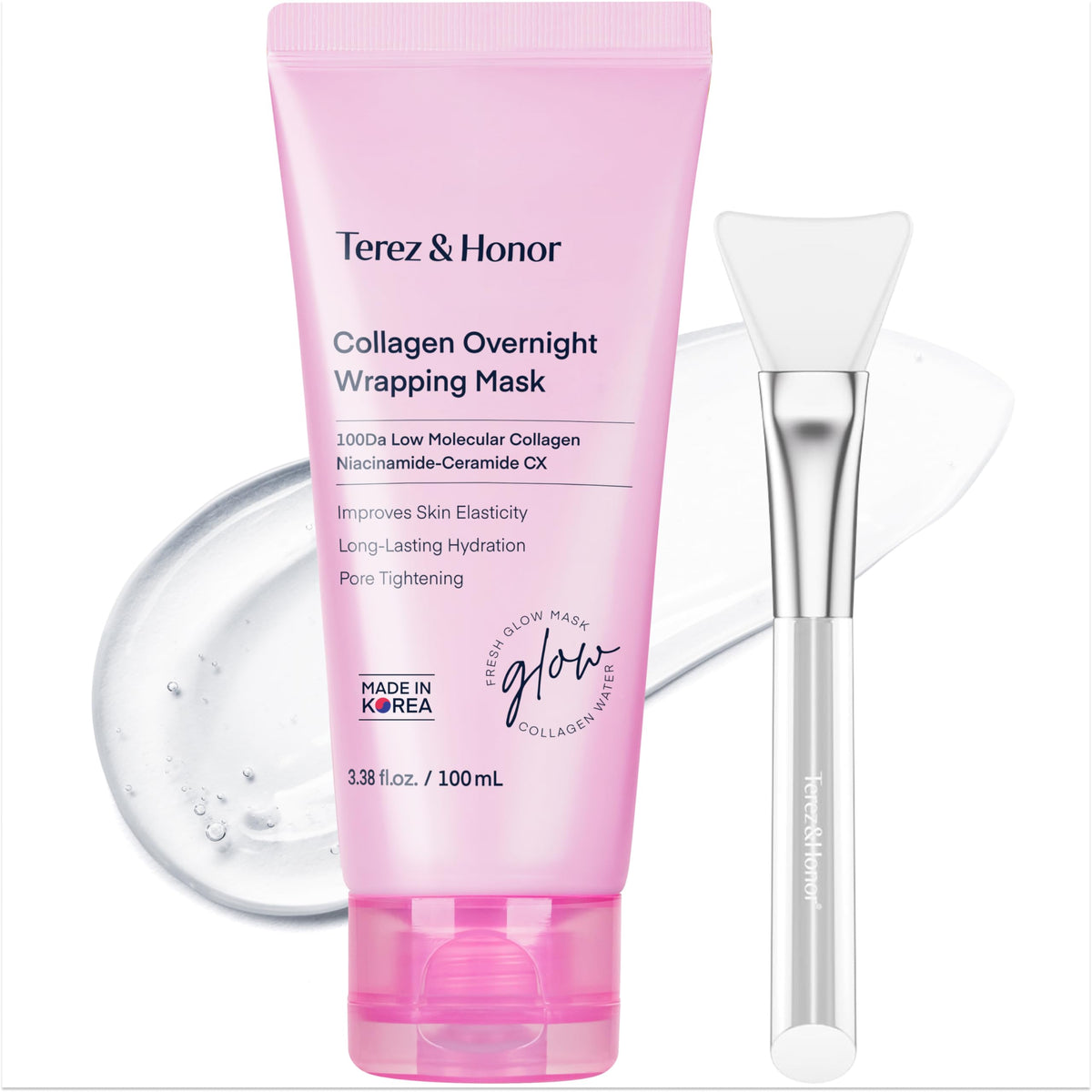 TEREZ & HONOR front packaging showing mask jar and benefits