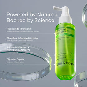 TEREZ & HONOR label close-up highlighting ingredients list and vegan seal for reassurance