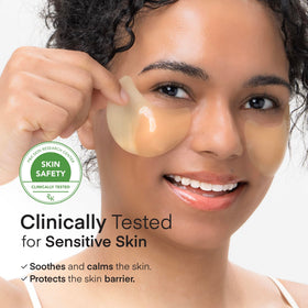 TEREZ & HONOR large patch under eye in use providing brightening effect