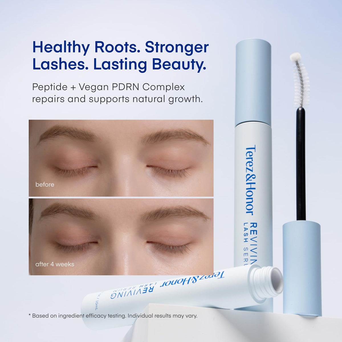 Terez & Honor precise applicator tip for targeted lash root placement