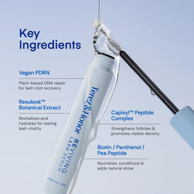 Terez & Honor clear serum texture drop illustrating lightweight absorption