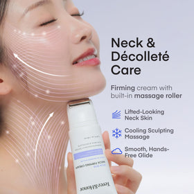 TEREZ & HONOR stainless steel roller close-up for controlled massage