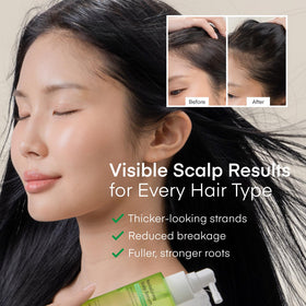 TEREZ & HONOR scalp application demo illustrating easy targeted root treatment
