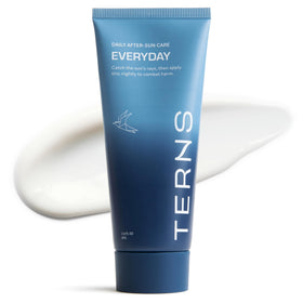TERNS front bottle view showing clean design and travel-friendly size