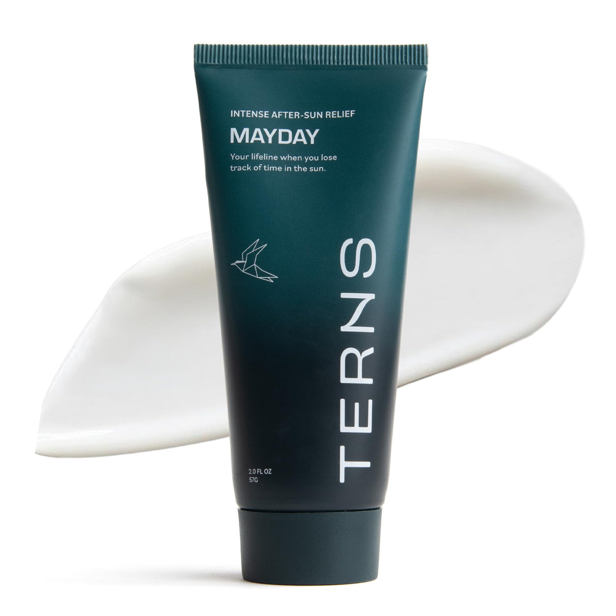 TERNS front packaging showing cooling after-sun gel for quick relief