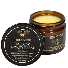 Terra Lotus front jar showing label and clean packaging benefit