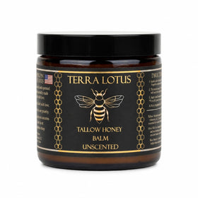 Terra Lotus front jar view showing label and natural packaging benefit clarity