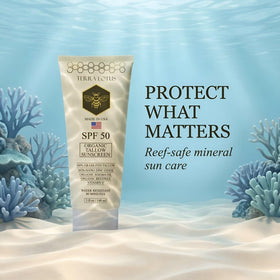Terra Lotus packaging with recyclable symbol, highlights eco-conscious choice