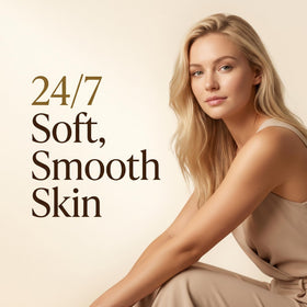 Terra Lotus soap in hand showing size and scale for convenient daily face and body use