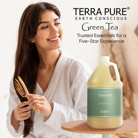 Terra Pure spout and cap detail for controlled pouring and reduced waste