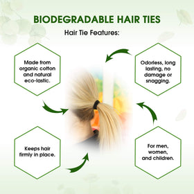 Terra Ties securing a man bun, showing unisex styling and strong hold advantage