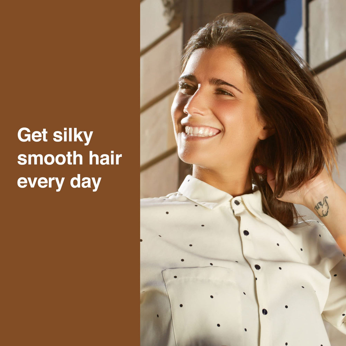 TERRAFIQUE applied to damp hair demonstrating even distribution and manageability