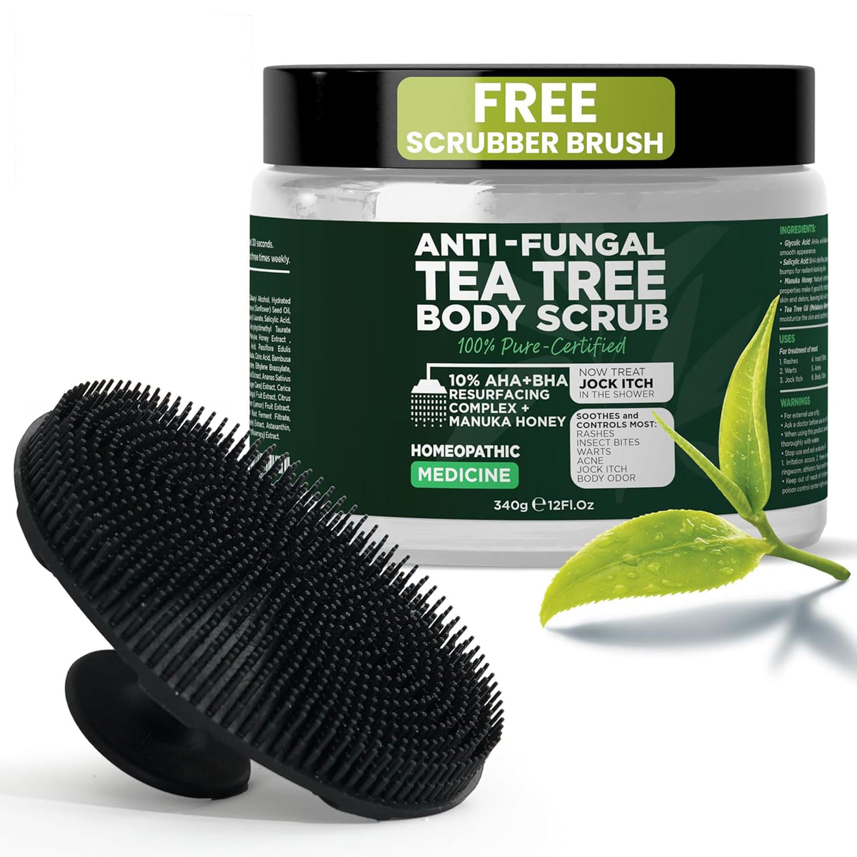Terramed Just Think Comfort front bottle showing antifungal benefits