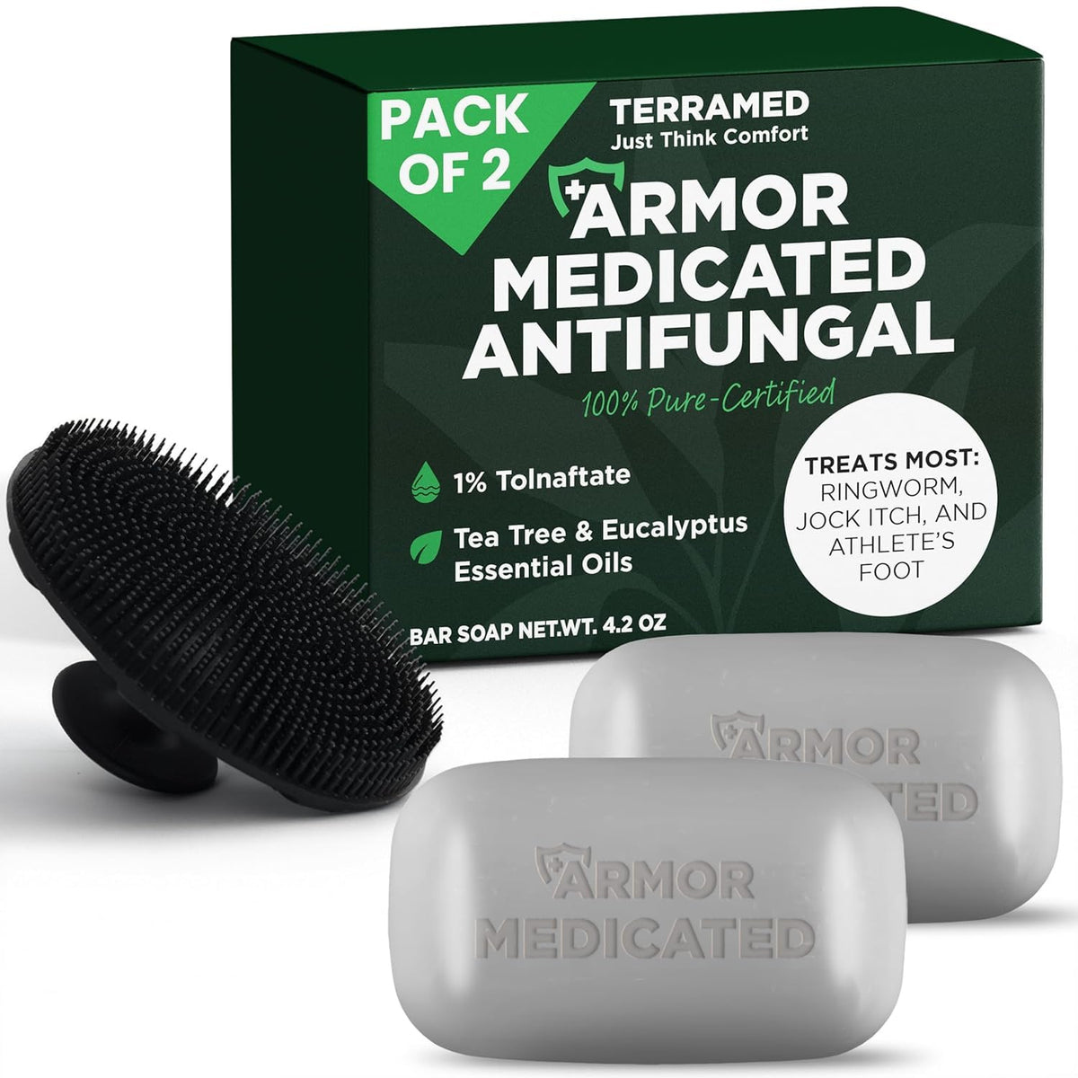 Terramed Just Think Comfort front packaging showing product benefits