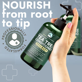 Terramed Just Think Comfort set staged in bathroom for routine use, promoting ease and pampering
