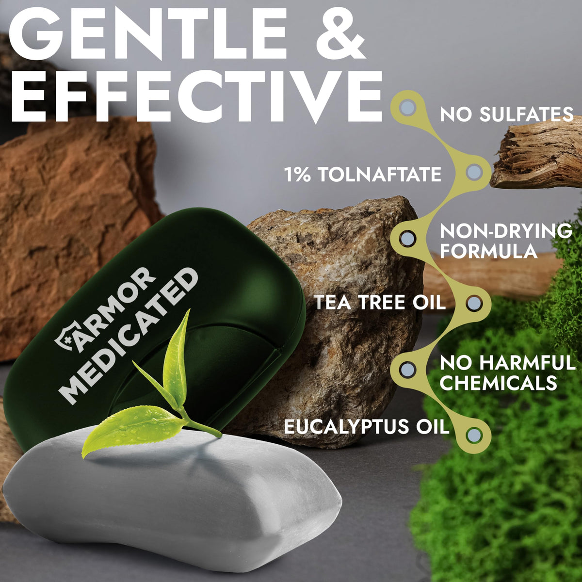 Terramed Just Think Comfort soap in travel case for hygienic storage