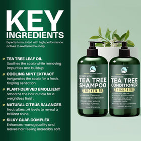Terramed Just Think Comfort conditioner in hand demonstrating nourishing cream