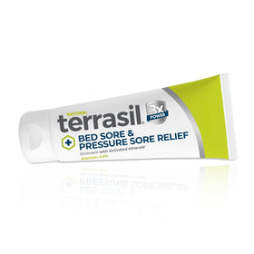 Terrasil front tube showing product name and size for quick identification and trust