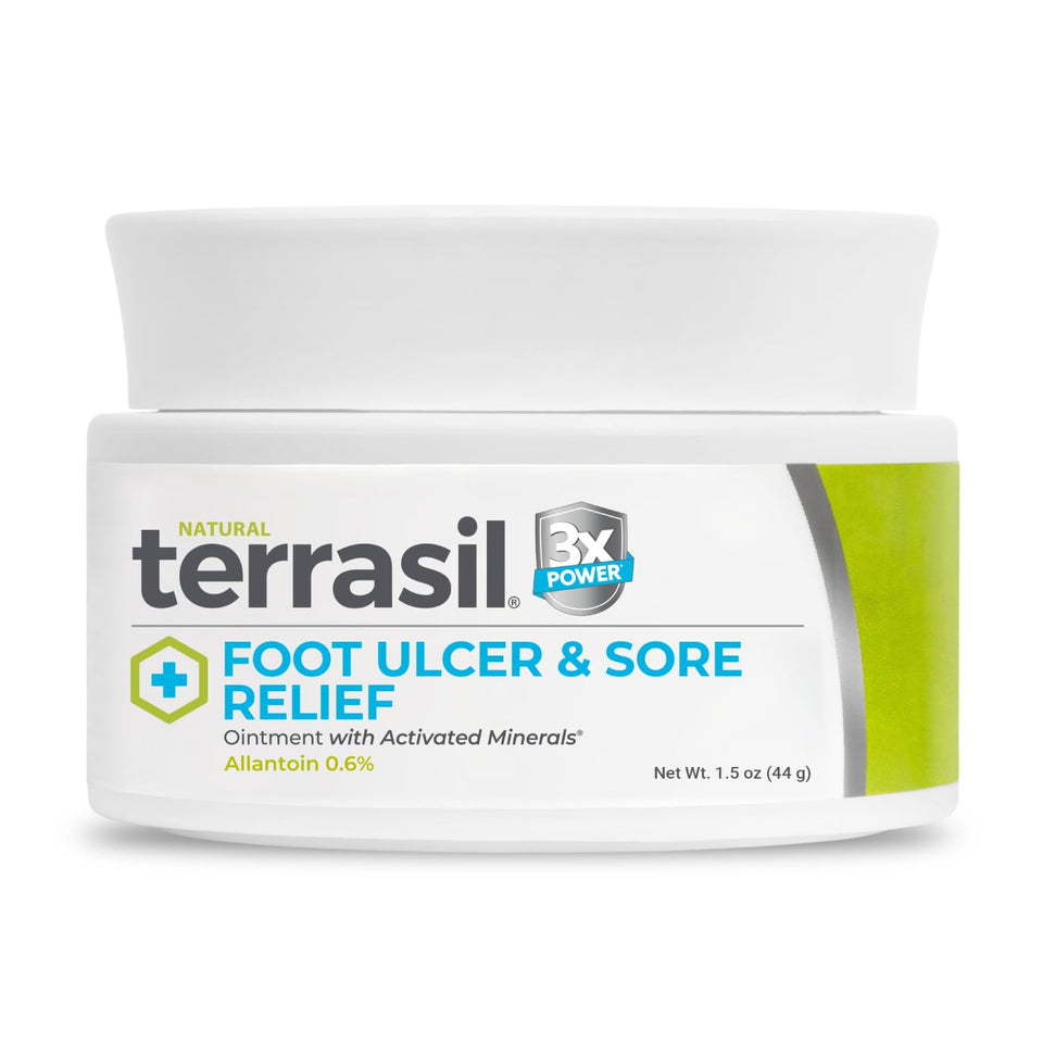 terrasil front tube view showing branding and 1.5oz size for easy identification