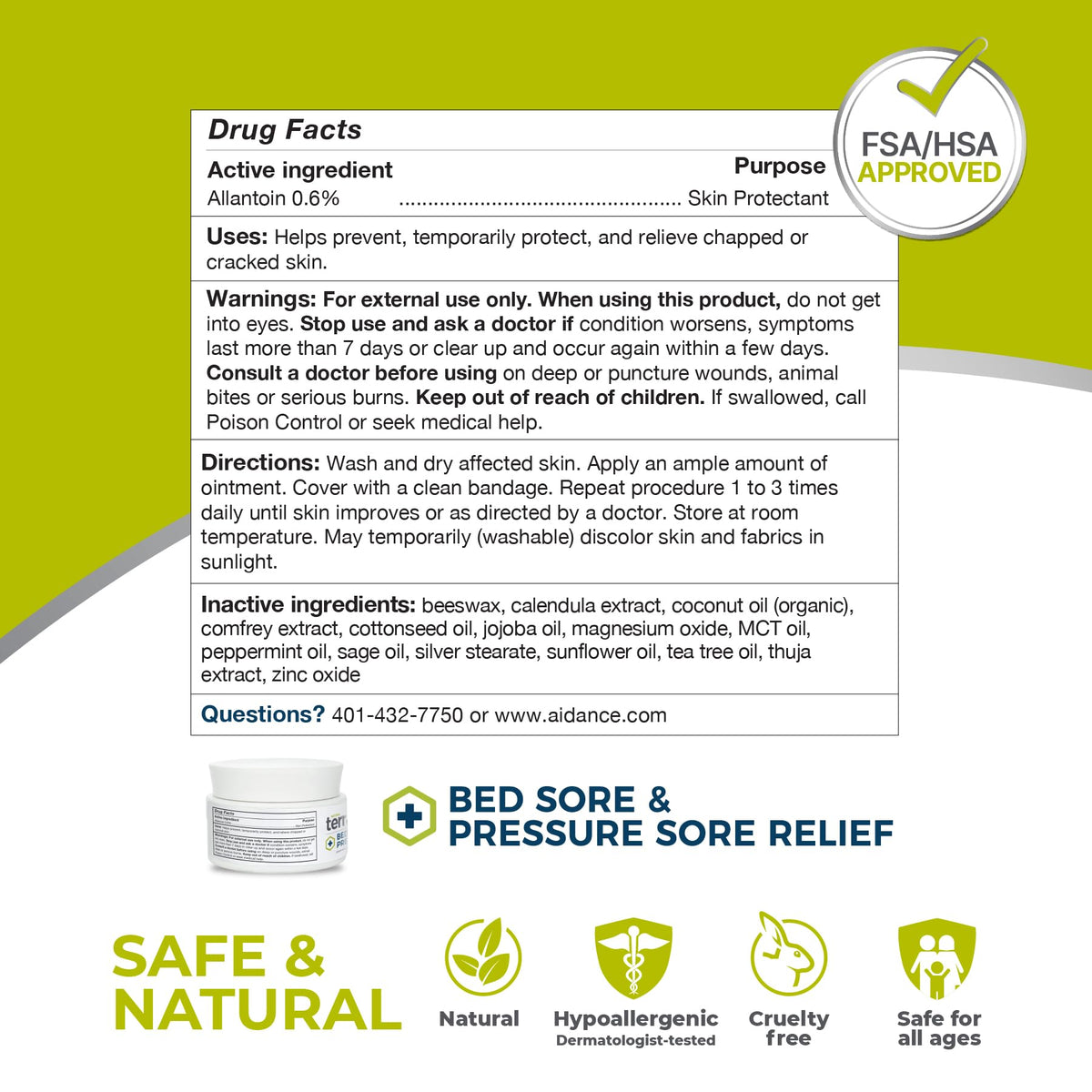 terrasil next to a coin for size and travel-friendly convenience