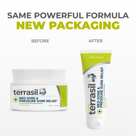 terrasil cream texture close-up highlighting smooth moisturizing finish