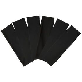 TERSE front view of six black headbands showing compact packaging and convenience