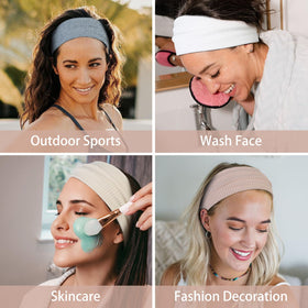 TERSE headband paired with casual outfit showing fashion-forward boho styling