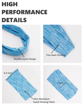 TERSE headband in yoga class illustrating comfort and sweat management