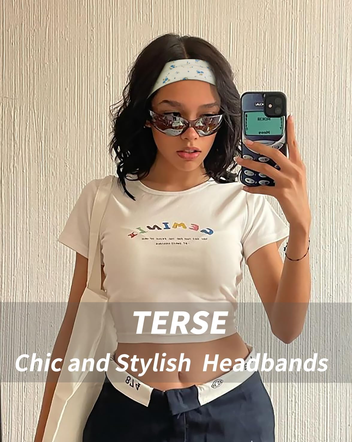 TERSE collection laid flat showing seven patterns for versatile styling