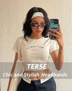TERSE collection laid flat showing seven patterns for versatile styling