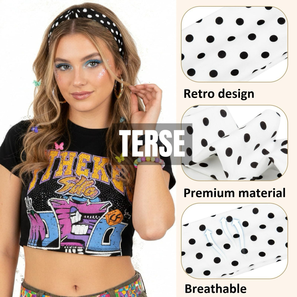 TERSE on-model side profile demonstrating secure fit and stylish look