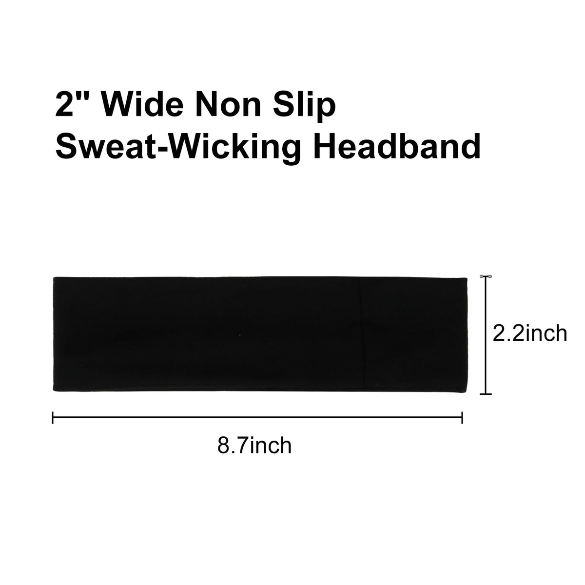 TERSE headband held in hand for size comparison and easy portability