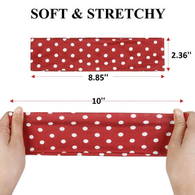 TERSE headband beside ruler showing 2-inch width for comfortable coverage