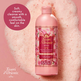 Tesori d'Oriente bubble bath tub scene creating relaxing soak benefit