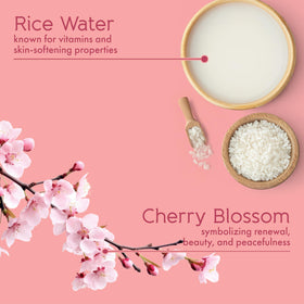 Tesori d'Oriente pump and cap detail highlighting easy dispensing benefit